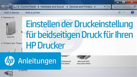 druckereinstellungen hp